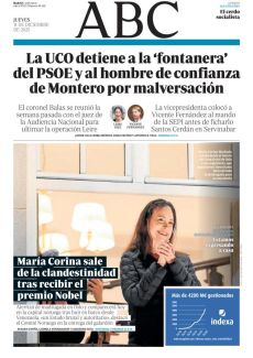 MARÍA CORINA SALE DE LA CLANDESTINIDAD TRAS RECIBIR EL PREMIO NOBEL