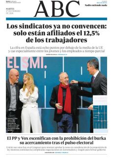 LOS SINDICATOS YA NO CONVENCEN: SOLO ESTÁN AFILIADOS EL 12,5% DE LOS TRABAJADORES