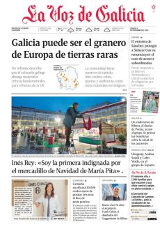 INÉS REY: «SOY LA PRIMERA INDIGNADA POR EL MERCADILLO DE NAVIDAD DE MARÍA PITA»