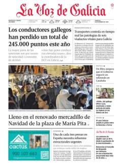 LLENO EN EL RENOVADO MERCADILLO DE NAVIDAD DE LA PLAZA DE MARÍA PITA