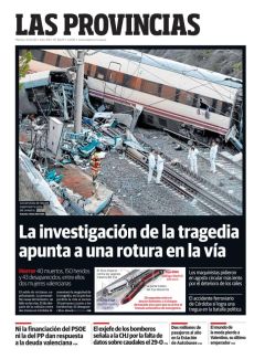 LA INVESTIGACIÓN DE LA TRAGEDIA APUNTA A UNA ROTURA EN LA VÍA