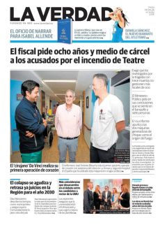 EL FISCAL PIDE OCHO AÑOS Y MEDIO DE CÁRCEL A LOS ACUSADOS POR EL INCENDIO DE TEATRE