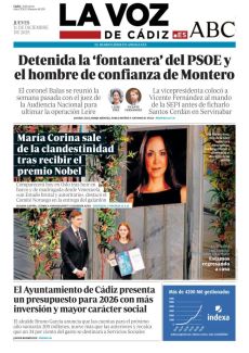 MARÍA CORINA SALE DE LA CLANDESTINIDAD TRAS RECIBIR EL PREMIO NOBEL