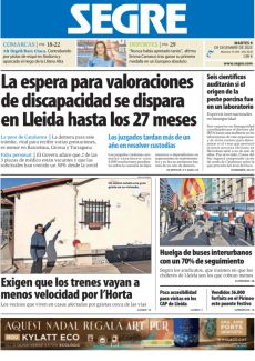 EXIGEN QUE LOS TRENES VAYAN A MENOS VELOCIDAD POR L’HORTA