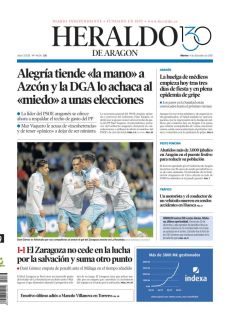 ALEGRÍA TIENDE «LA MANO» A AZCÓN Y LA DGA LO ACHACA AL «MIEDO» A UNAS ELECCIONES