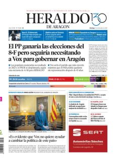 EL PP GANARÍA LAS ELECCIONES DEL 8-F PERO SEGUIRÍA NECESITANDO A VOX PARA GOBERNAR EN ARAGÓN