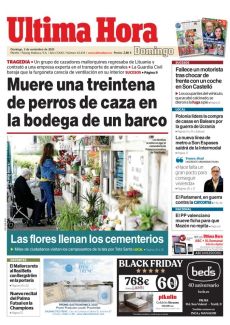 MUERE UNA TREINTENA DE PERROS DE CAZA EN LA BODEGA DE UN BARCO