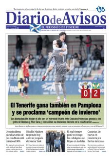 EL TENERIFE GANA TAMBIÉN EN PAMPLONA Y SE PROCLAMA ‘CAMPEÓN DE INVIERNO’