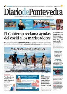 EL FRÍO DEJA NIEVE EN CERDEDO