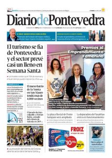 CATALINA FERNÁNDEZ DE ANA
(HIFAS DA TERRA), FINA CABALEIRO
(ADEGA DE ARDÁN), Y MARTA MOURIÑO (GUARNICIONERÍA
MOURIÑO) , RECIBIERON LAS DISTINCIONES QUE PROMUEVEN SAR COMUNICACIÓN XXI, ENCE, CONCELLO DE MARÍN Y AUTORIDAD PORTUARIA
