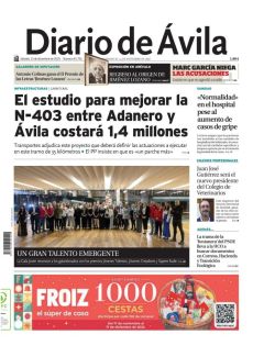 EL ESTUDIO PARA MEJORAR LA N-403 ENTRE ADANERO Y ÁVILA COSTARÁ 1,4 MILLONES