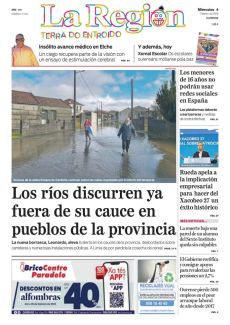 LOS RÍOS DISCURREN YA FUERA DE SU CAUCE EN PUEBLOS DE LA PROVINCIA