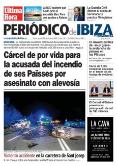 VIOLENTO ACCIDENTE EN LA CARRETERA DE SANT JOSEP