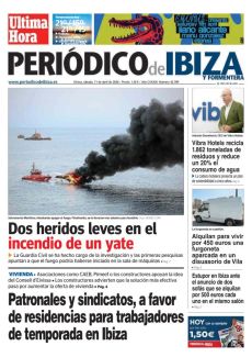 DOS HERIDOS LEVES EN EL INCENDIO DE UN YATE