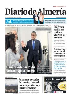 EL ANUNCIO DE SANZ: 514 SANITARIOS PARA ALMERÍA