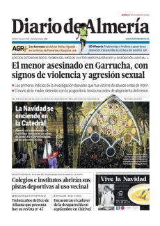 EL MENOR ASESINADO EN GARRUCHA, CON SIGNOS DE VIOLENCIA Y AGRESIÓN SEXUAL LA NAVIDAD SE ENCIENDE EN LA CATEDRAL