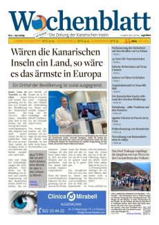 WÄREN DIE KANARISCHEN INSELN EIN LAND, SO WÄRE ES DAS ÄRMSTE IN EUROPA