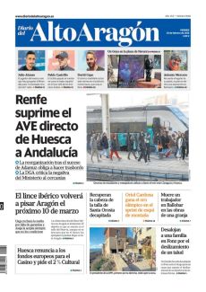 RENFE SUPRIME EL AVE DIRECTO DE HUESCA A ANDALUCÍA